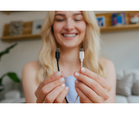 Verbatim Cable USB-C to USB-C 60W 100cm - 2 Pack - Black & White - 1607289 - zdjęcie 3